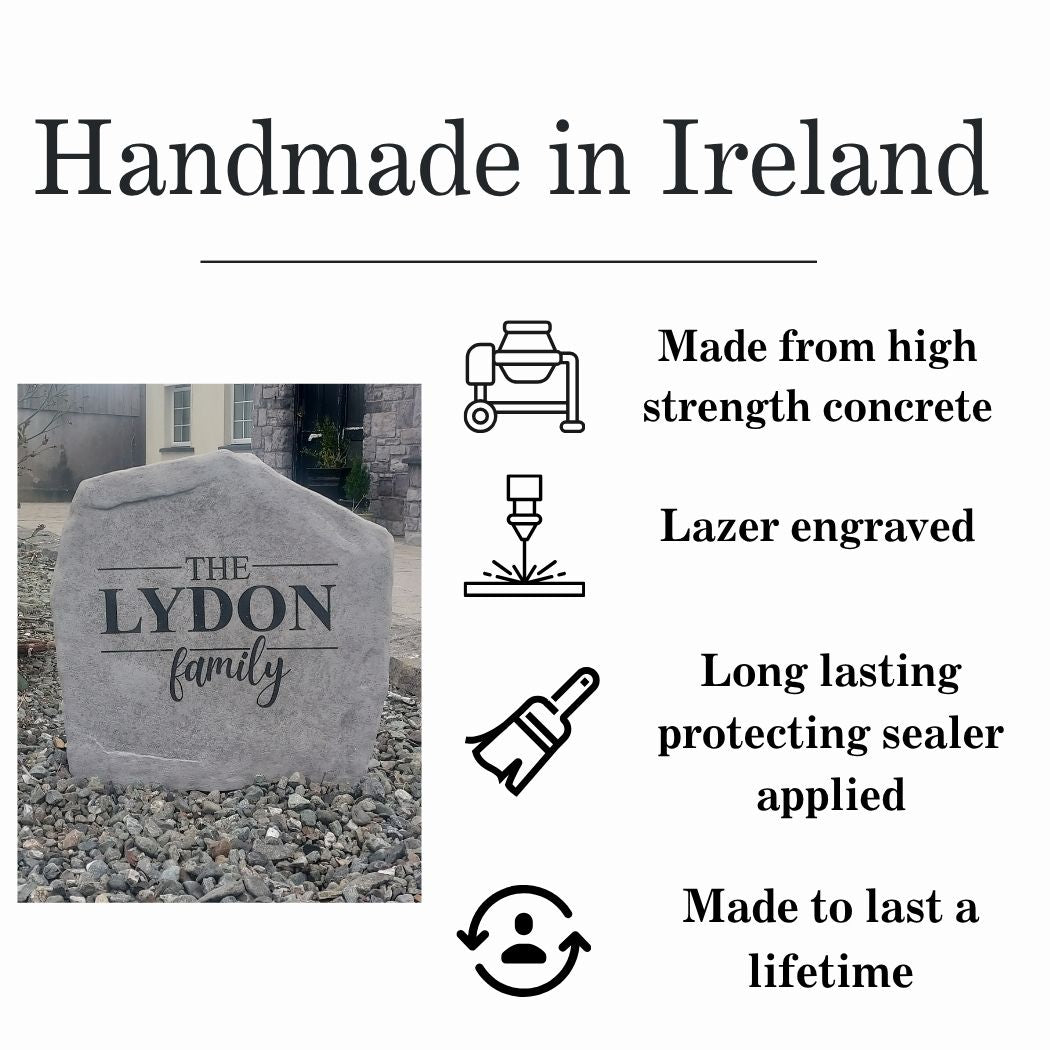 Fancy Monogram Stone
