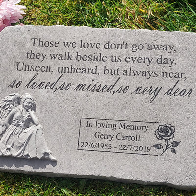 Personalised Memorial Stone to Remember Someone Special