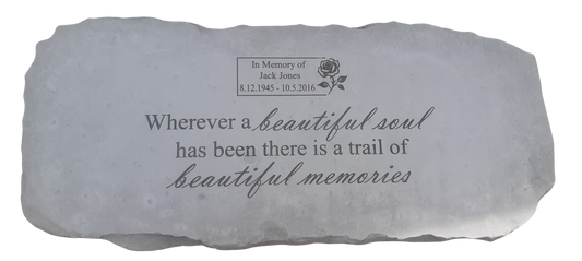 Wherever a beautiful soul-Bench