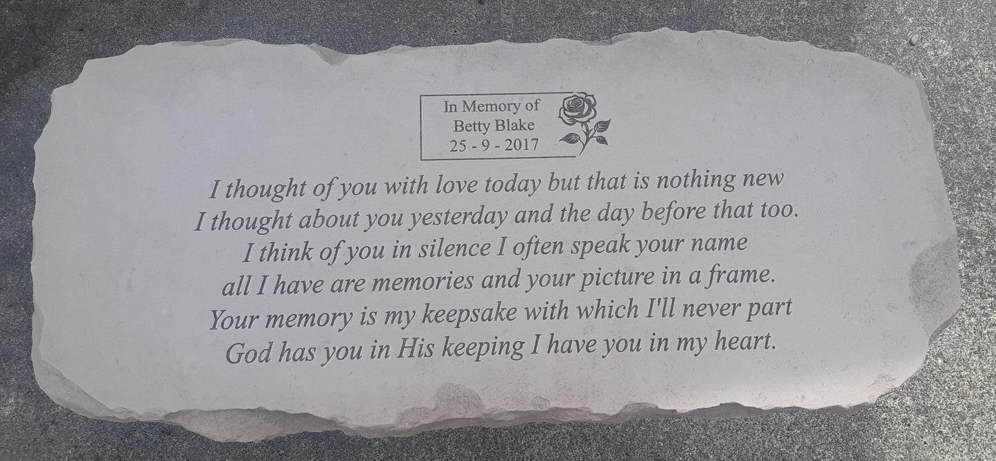 I thought of you with love