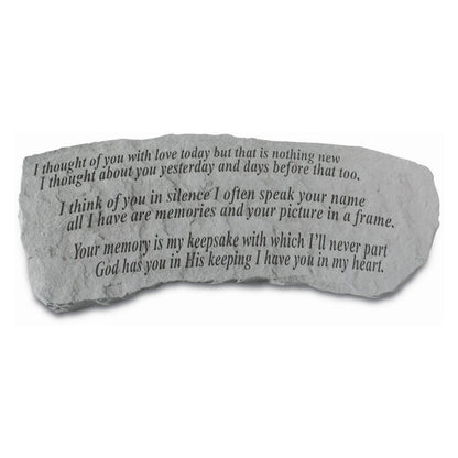 Memorial Bench -"I thought of you " Remembrance Memorial UK & Ireland