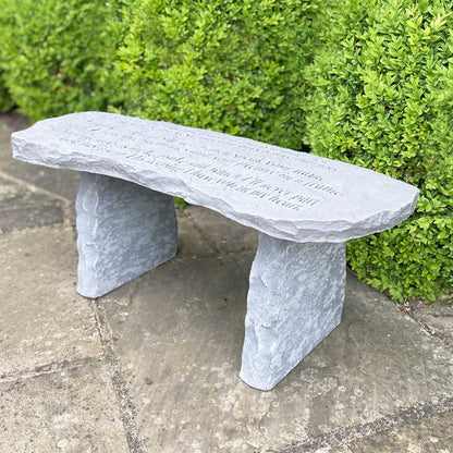 Memorial Bench -"I thought of you " Remembrance Memorial UK & Ireland
