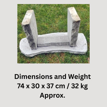 Personalised Engraved Memorial Bench -"Wherever a beautiful " Remembrance Memorial UK & Ireland