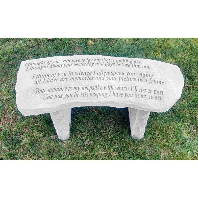 Memorial Bench -"I thought of you " Remembrance Memorial UK & Ireland