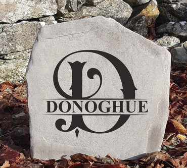 Fancy Monogram Stone