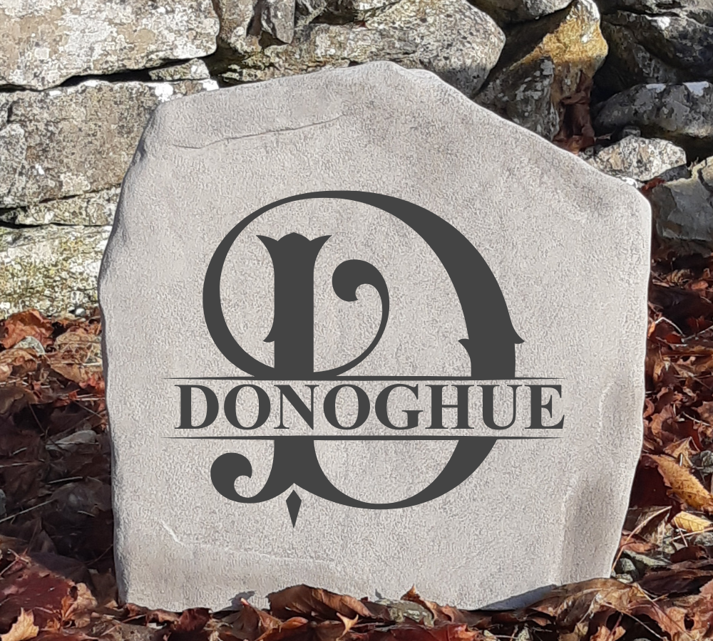 Fancy Monogram Stone