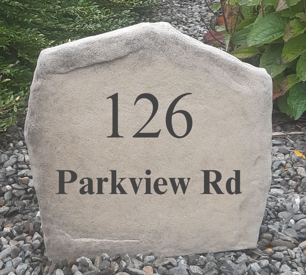 Sandstone Name & Address With engraved Image