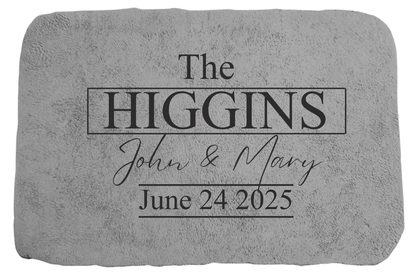 Personalised Engraved Wedding Stone Gift