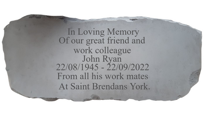 Personalised Engraved -"7 line Custom Decorative Bench " For Any Occasion Memorial UK & Ireland