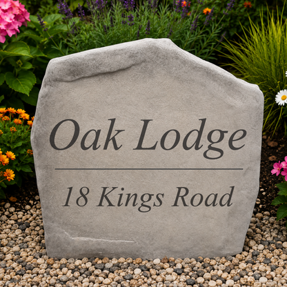 Sandstone Name & Address With engraved Image