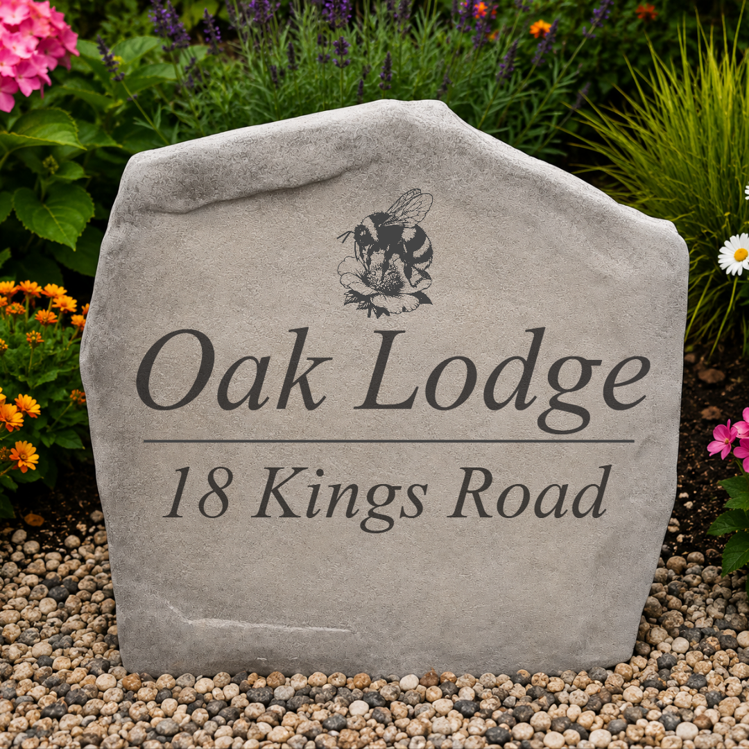 Sandstone Name & Address With engraved Image