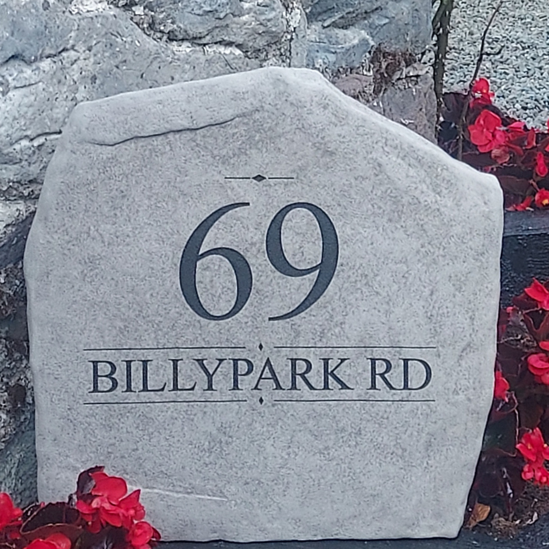 Heritage Address stone