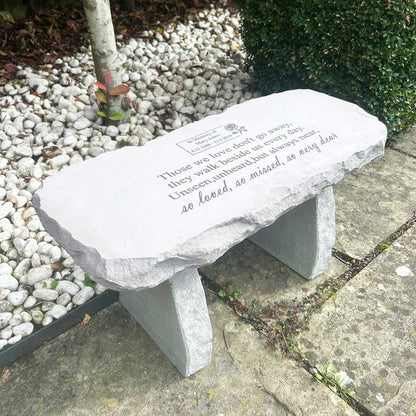Personalised Engraved Memorial Bench -"Those we Love " Remembrance Memorial UK & Ireland