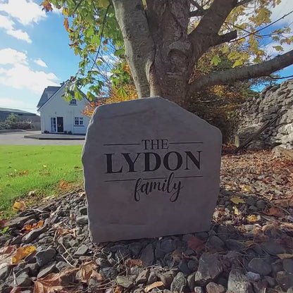 Fancy Monogram Stone