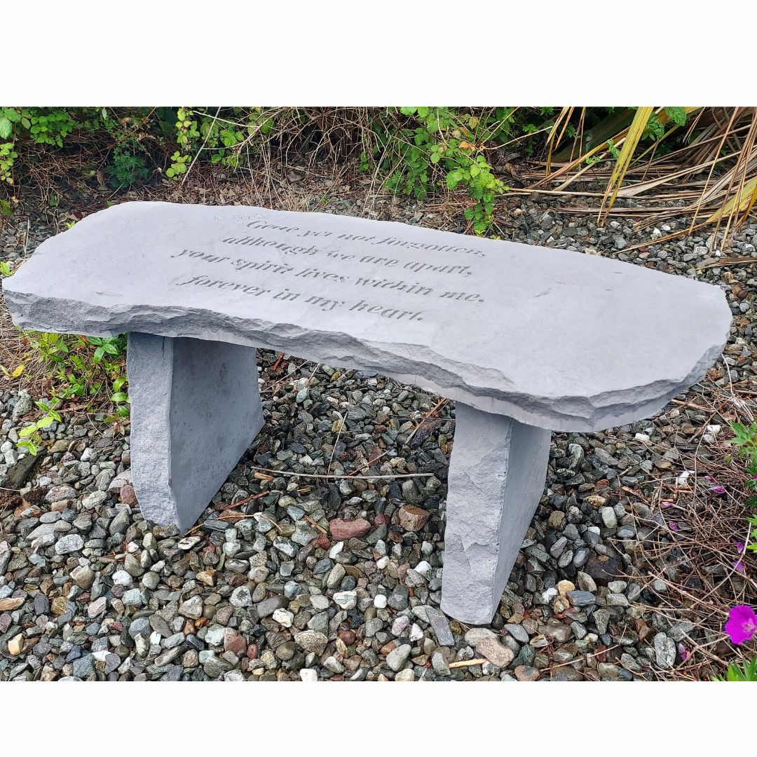 Memorial Bench -"Gone yet not forgotten " Remembrance Memorial UK & Ireland