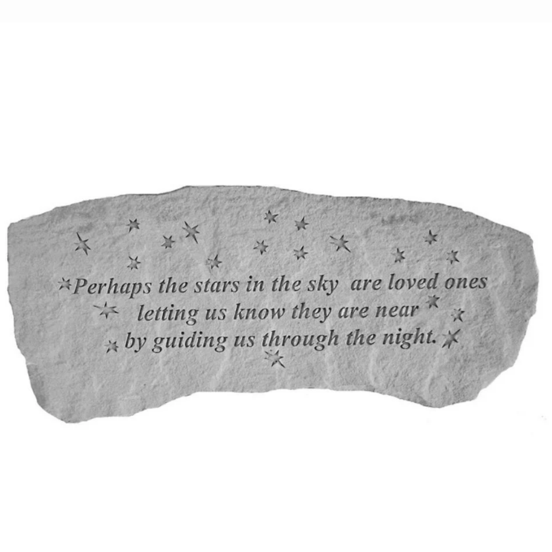 Memorial Bench -"Perhaps the stars " Remembrance Memorial UK & Ireland